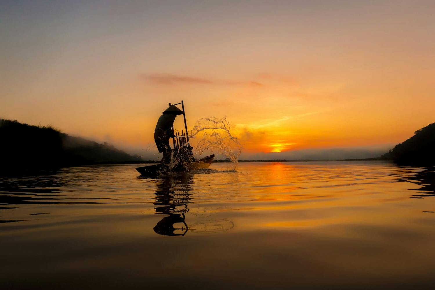Solnedgång spotmätning
